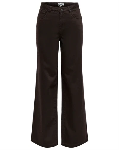 Only - ONLJuicy Soft HW Wide Jeans - Black Coffee
